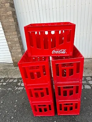 7x Large Red Coca Cola Bottle Crates (LCC1) • £35