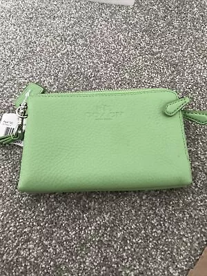 £25 • Buy Coach Polished Pistachio  Wristlet -
