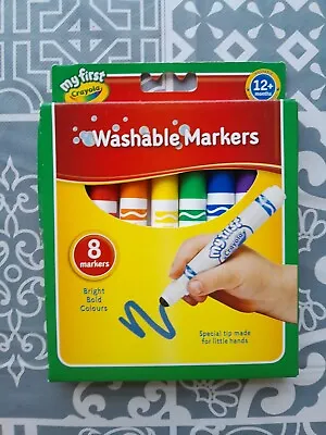 Crayola My First Washable Markers - Pack Of 8 • £4.99