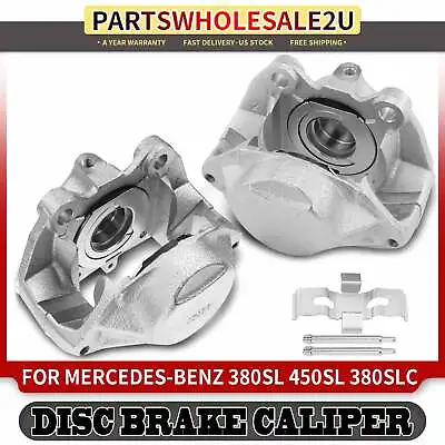 2Pcs Front  Brake Caliper For Mercedes-Benz R107 380SL 450SL C107 380SLC 450SLC • $112.99