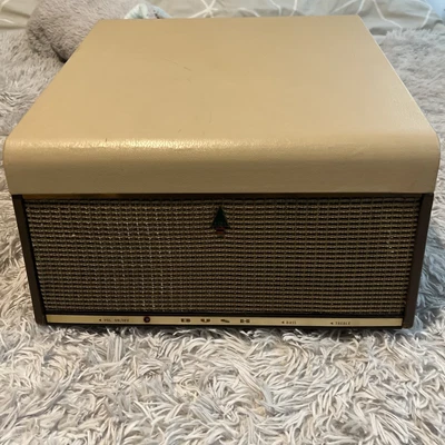 VINTAGE BUSH SRP31 RECORD PLAYER 1950s WORKS For Vinyl 16 33 45 78 Rpm Valve • £45