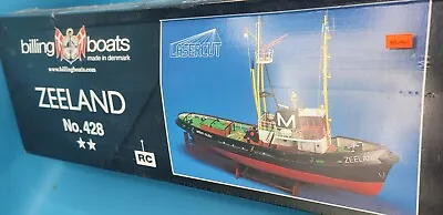 Billing Boats Zeeland Tugboat No. 428 Lasercut RC Model Boat Kit 1/35 Scale  • $1011.96