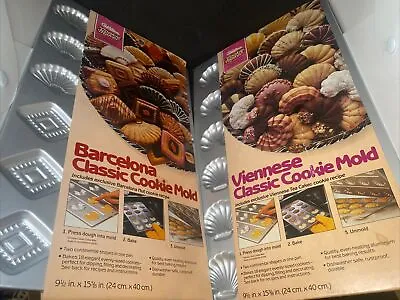 Lot 2 Wilton Cookie Maker Barcelona And Viennese Classic Cookie Mold Vintage NEW • $34.65