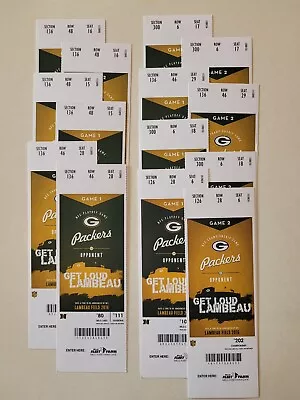 Green Bay Packers 2016 Playoff @ NFC Championship Tickets - Phantom - Pair • $14.99