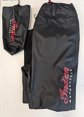 1 NEW Genuine Indian Motorcycle Unisex Black Rain Suit Pants Bottom OEM XL/2XL • $64.99