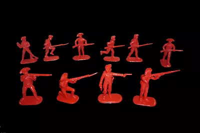 Rev War British Infantry ARMIES IN PLASTIC Marx Playset 54mm PlasticToy Soldier • $9.95