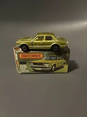 Matchbox Vintage Ford Cortina #55 Superfast 1978 NM/M With Box Green/white Rare • $49.88