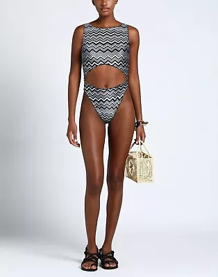 Missoni Mare Women's Chevron Cutout One-Piece Swimsuit NWT Women's Sz 40 Small • $199.96