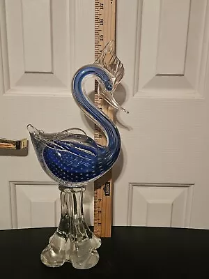 Morano Art Glass Swan • $75
