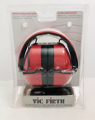 Vic Firth VXHP0012 Bluetooth Isolation Headphones Red LN • $86.95