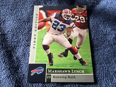 2009 Upper Deck First Edition Silver Bills Football Card #17 Marshawn Lynch • $0.75