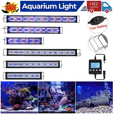 30 -200 CM Aquarium LED Lighting 1ft/2ft/3ft/4ft Marine Aqua Fish Tank Light • $23.99