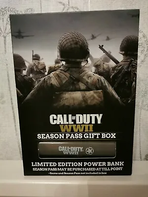 Official Call Of Duty WWII Limited Edition Power Bank - New In Box • £5.59