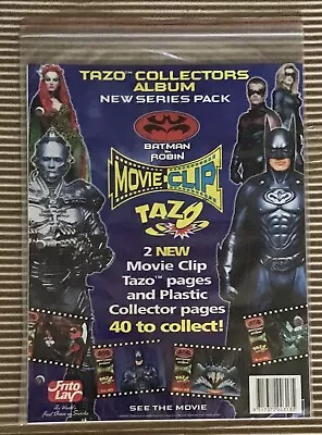 BATMAN MOVIE CLIPS TAZO TAZOS COLLECTORS - SLEEVES & BACKING PAGES 1997 New • $30