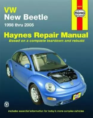 VW New Beetle 1998 Thru 2005 (Haynes Repair Manual) Freund Ken 9781563926839 • $17.18