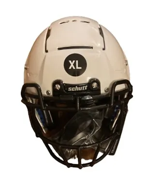 NWT Schutt F7 LX1 Youth Football Helmet W/EGOP II Facemask White Size XL US Made • $321.84