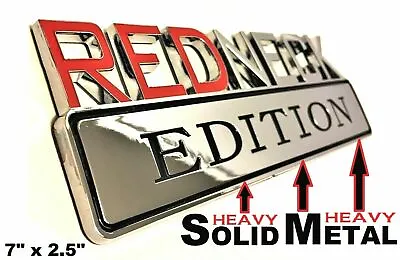 METAL Redneck Edition Emblem HIGHEST QUALITY ON EBAY Bentley Bugatti AMC Badge • $27