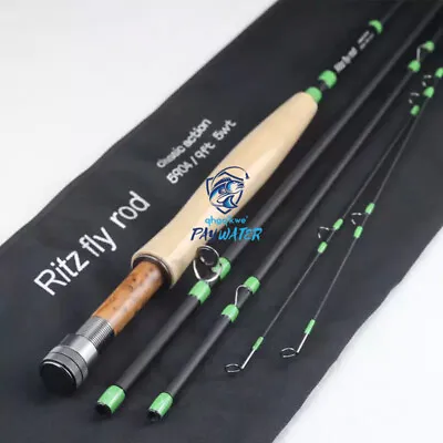 PayWater 9' 5wt Classic Action IM6 Fly Rod Green/Black Matte W/ EXTRA TIP  • $91.95