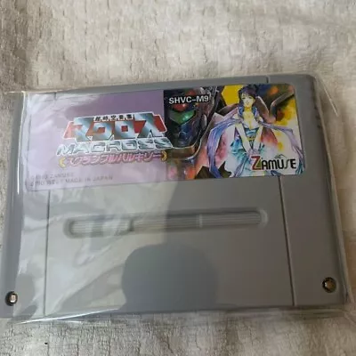 SFC Soft Super Dimension Fortress Macross Scramble Valkyrie Zamus SNES • $94