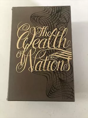 Folio Society ~ The Wealth Of Nations By Adam Smith 2008 VGC Very Rare • $330