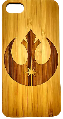 £21.99 • Buy Rebel Alliance Natural Carved Wooden Phone Case For IPHONE SAMSUNG HUAWEI PIXEL