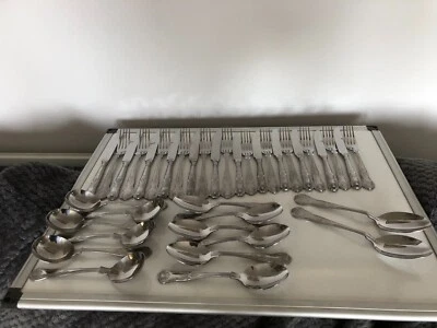 £54.99 • Buy 38 Piece Stainless Steel Loose Kings Pattern Cutlery 6 Sets Of 6 & 2