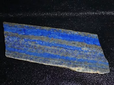 Lapis Lazuli Agate Slab- 5 3/8  X 2 1/8 --  Rough Cabbing--display • $17.60