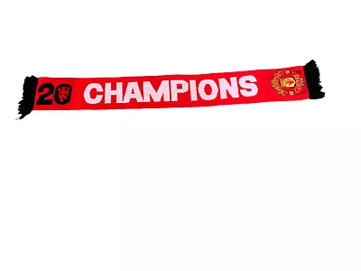 Manchester United Football Scarf - 20 Times Champions • £1.99