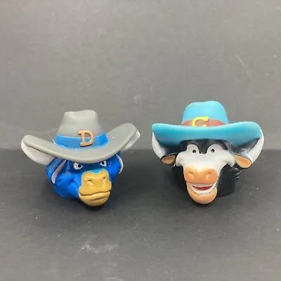 Vintage 1992 Cowboys Of Moo Mesa Bubble Bath Soaky Bottle HEADS • $14.95