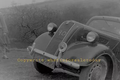 1950's Car Motor Racing Rally Cross Country Car Race 35mm B&W Negative • £2.99