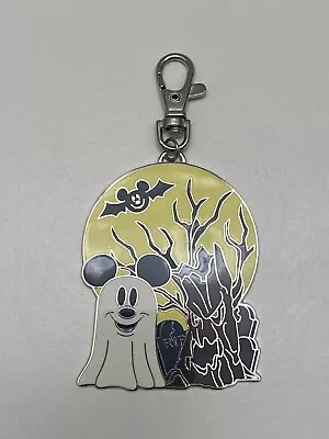 Disney Parks Halloween Ghost Mickey Mouse Medal For Lanyard & Pins Bat Cemetery • $29.99