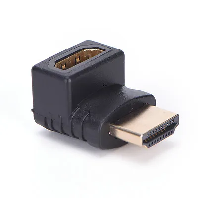 90 270 Degree Right Angle Angled HDMI Male To Female Adapter Connector Cable~RQ • $1.13