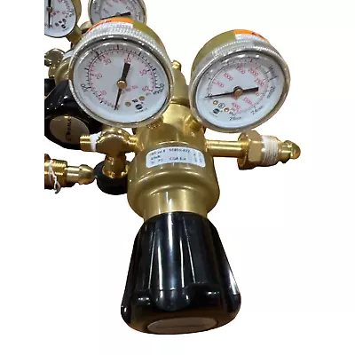 Gas Regulator AR / VWR 2-Stage 50 PSI - HE - N2 MULTISTAGE #55850-422 • $95.30