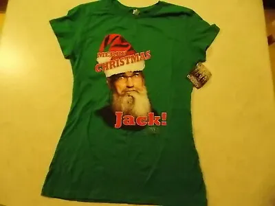 Duck Dynasty Merry Christmas Jack Womens T-Shirt Non Dvd Blu-ray Art! Uncle NEW! • $6.19