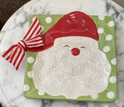 Mud Pie 7” Santa Serving Dish • $22