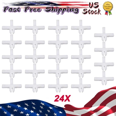 $14.99 • Buy Retaining Trim Clip 24Pcs For 1.8L 1781CC Volkswagen Cabriolet 1985-89 155853585