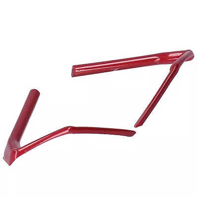 Red 2Pcs Steering Wheel Cover Sequins Strip Sticker For Mazda 3/Axela/CX‑4/CX‑5 • $28.89