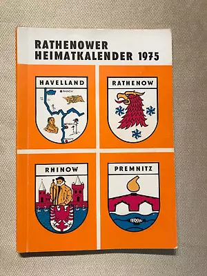 £7.97 • Buy Rathenow, Rathenower Home Calendar 1975, Illustrated, Listings, Home History