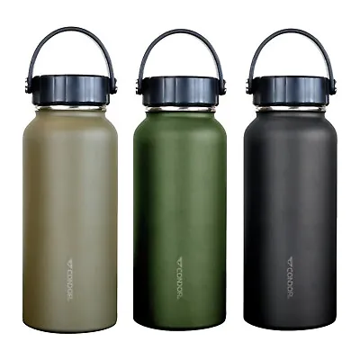 $27.95 • Buy Condor 22126 Vacuum Sealed Hot Or Cold Hiking Camping Tactical Water Bottle