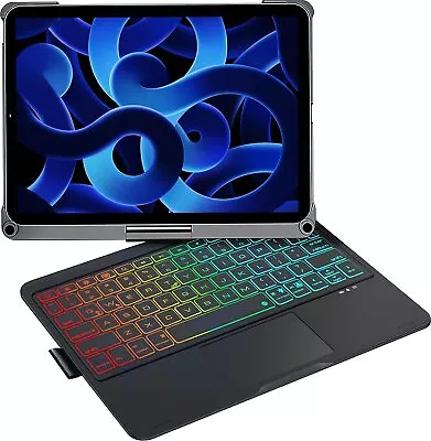$66.49 • Buy Smart Cover Case With Touchpad Keyboard For IPad 9th 8th 7th Gen Air 4 5 Pro 11 