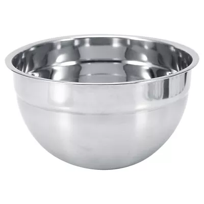 Stainless Steel Thicker Mixing Bowl With Lid Baking Salad Bowls Kitche 2817 AS • £9.08