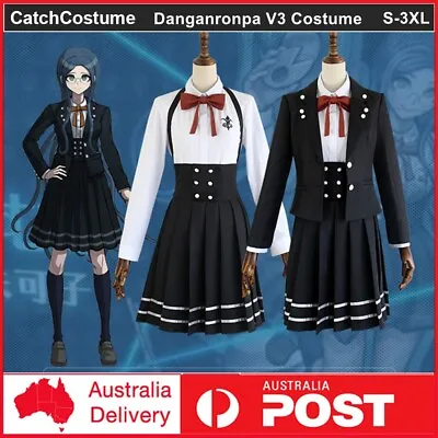 Danganronpa V3 Killing Harmony Shirogane Tsumugi Cosplay Costume School Uniform • $75.99