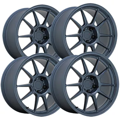 (Set Of 4) TSW Imatra 18x8 5x108 +42mm Blue Wheels Rims 18  Inch • $1284