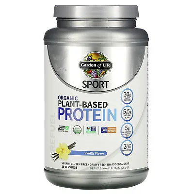Sport Organic Plant-Based Protein Vanilla 1 Lb 12 Oz (806 G) • $42.63