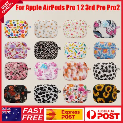 Shockproof Case Cover Print Skin Holder For Apple Airpods 1/ 2/ 3/ Pro/ Pro2 AU • $11.99