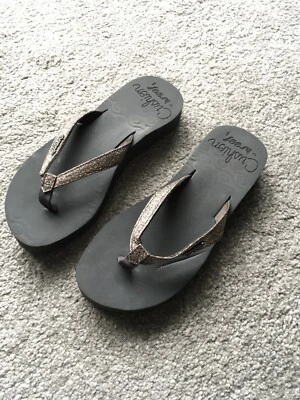 £12.99 • Buy New Ladies Reef Cushion Flip-flops Thong Sandals Size Us 5 Uk 3