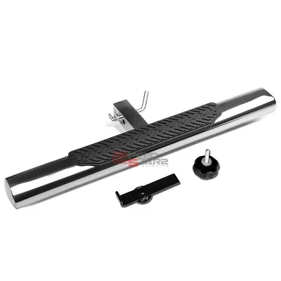 35 X 4  OVAL 2  RECEIVER CHROME TRAILER TOWING/HITCH COVER STEP BAR/BUMPER GUARD • $67.28