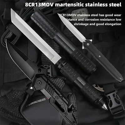 Military Tactical Survival Hunting Combat Fixed Blade Pocket Knife Camp Knives • $11.99