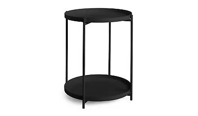 Habitat Rex Side Table - Black • £19.99