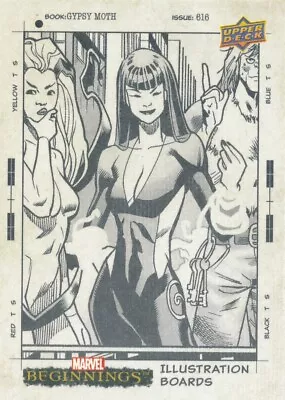 IB84 GYPSY MOTH 2022(2023) Upper Deck Marvel Beginnings ILLUSTRATION BOARDS • $4.99